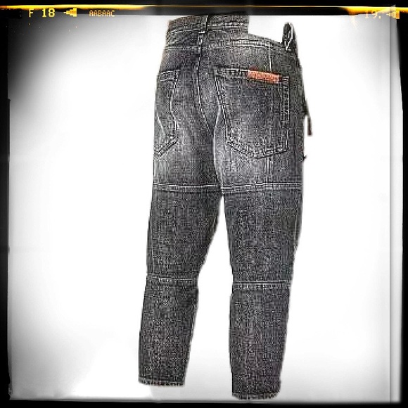 ☑️ITALIAN  Designer Jeans Distressed Maro Oriwa - Picture 16 of 17